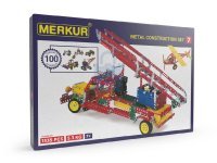 Merkur 7 univerzální stavebnice, 1335 dílů, 100 modelů
