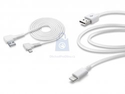 USB datový kabel CellularLine s konektorem Lightning, MFI