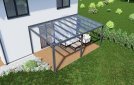 Pergola 4x6 m, antracit
