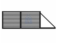 Brána samonosná kovová s přípravou na pohon, DAMI HORIZONTAL