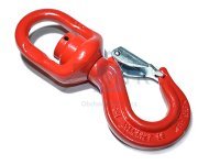 Hák vázací otočný s okem a kuličkovým ložiskem tř. 8, komaxitovaný