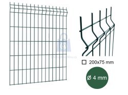 Dílec plotový PILOFOR ECO, 3D, drát 4 mm, zelený