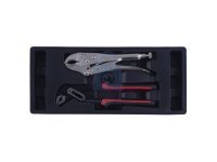 Modul sada kleští pro dílenský vozík, 2 díly, STAVTOOL