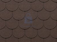 Šindel střešní, ECO ROOF Traditional, 032 MIXED BROWN, Tegola