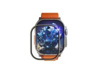 Safírová ochrana displeje pro Apple Watch Ultra s ocelovým rámečkem