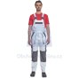 Kalhoty pracovní s laclem MAX SUMMER, CERVA