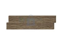 Panel betonový dřevo pro vyvýšené záhony, hnědý