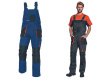 Pánské pracovní kalhoty s laclem EMERTON CERVA s multifunkčními kapsami a zesílenými koleny