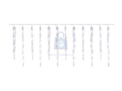 Girlanda vánoční LED, 12x rampouch, venkovní i vnitřní, studená bílá, EMOS