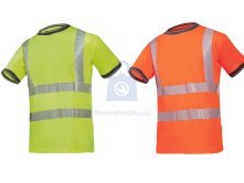 HI-VIS tričko Rovito HV Sioen s reflexními pruhy a síťovinou v podpaží