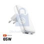 Síťová GaN nabíječka FIXED Slim Traveller USB-C + USB, 65W