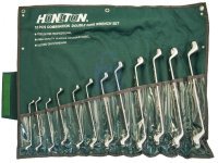 Sada očkových klíčů vyhnutých 12 dílů, 6-32 mm, HONITON