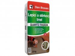 Tmel lepicí a stěrkový QUARTZ FASÁDA, Den Braven