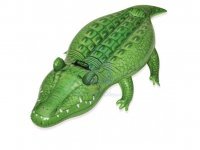 Nafukovací krokodýl s držadlem, 1,68 x 0,89 m