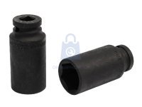 Hlavice nástrčná průmyslová prodloužená 1/2