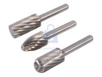 Rašple rotační kolíková, 3 ks, XTLINE