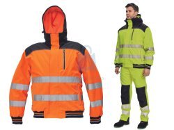 Bunda pracovní pilotka, zimní, KNOXFIELD HV WINTER, CERVA