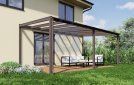 Pergola 4x6 m, hnědá