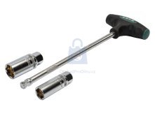 T-klíč na svíčky magnetický 3/8", HONITON