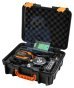 Křížový laser 3D zelený, 25 m, 16 čar, s magnetickým držákem a kufrem, NEO Tools