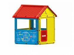 Dětský zahradní domeček, plastový, modrý