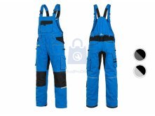 Kalhoty pracovní s laclem zkrácené STRETCH, CXS