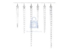 Girlanda vánoční LED, 6x rampouch, venkovní i vnitřní, studená bílá, EMOS
