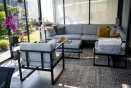 Pergola hliníková, čiré bezpečnostní sklo 8 mm, CRSklo