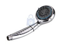 Hlavice sprchová chromová, 7 funkcí, 80 mm, VIKING