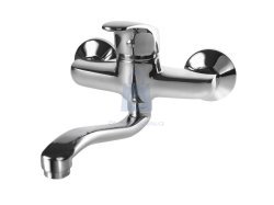 Baterie vlnitá umyvadlová/dřezová, chrom, OPERA
