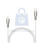 Opletený kabel FIXED s konektory USB-C/Lightning a podporou PD, MFI