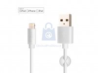 Datový a nabíjecí kabel FIXED s konektory USB/Lightning