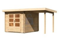 Domek zahradní s přístavkem, dřevěný, KARIBU BASTRUP 4