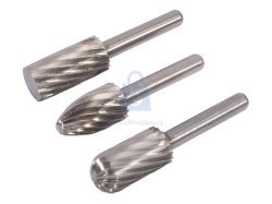 Rašple rotační kolíková, 3 ks, XTLINE