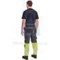 Kalhoty pracovní do pasu KNOXFIELD HV DW275, CERVA