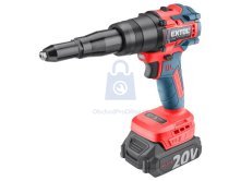 Pistole nýtovací BRUSHLESS aku, SHARE20V, EXTOL PREMIUM