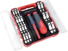 Sada nožů na vyřezávání s pinzetou, 21ks, EXTOL PREMIUM