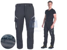 Kalhoty pracovní do pasu, zimní, softshellové, EMERTON STR, CERVA