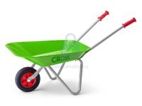 Kolečko CROSS zelené, kovové