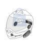 Bluetooth headset pro uzavřené a otevřené přilby Interphone U-COM16