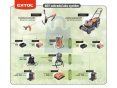 Sekačka s pojezdem aku BRUSHLESS 60V, EXTOL INDUSTRIAL