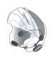 Bluetooth handsfree pro uzavřené a otevřené přilby CellularLine Interphone TOUR HD