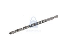 Vrták do kovu 1/4" 6-hran vybrušovaný HSS-G DIN338