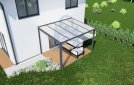 Pergola hliníková, mléčné bezpečnostní sklo 8 mm, CRSklo