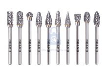 Frézy karbidové, sada, EXTOL INDUSTRIAL