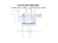 zárubeň L profil - varianty uchycení