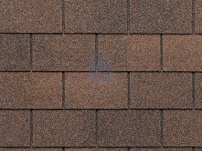 Šindel střešní, TOP SHINGLE RECTANGULAR, 434 SHADED BROWN