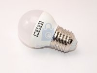 LED žárovka, závit E27, malá baňka, 6-7 W