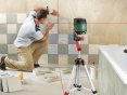 příklad použití křížového laseru