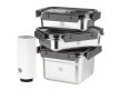 Set nerezových vakuovacích dóz s pumpou, G21